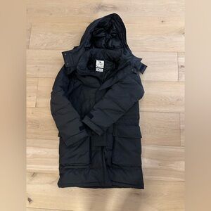 Snow Peak - Quilted Ripstop-Shell Hooded Down Coat - Black Size Small
